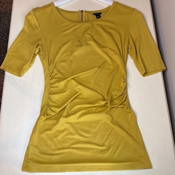 Ann Taylor Short Sleeve Gathered Tee Size XS - Picture 8 of 11